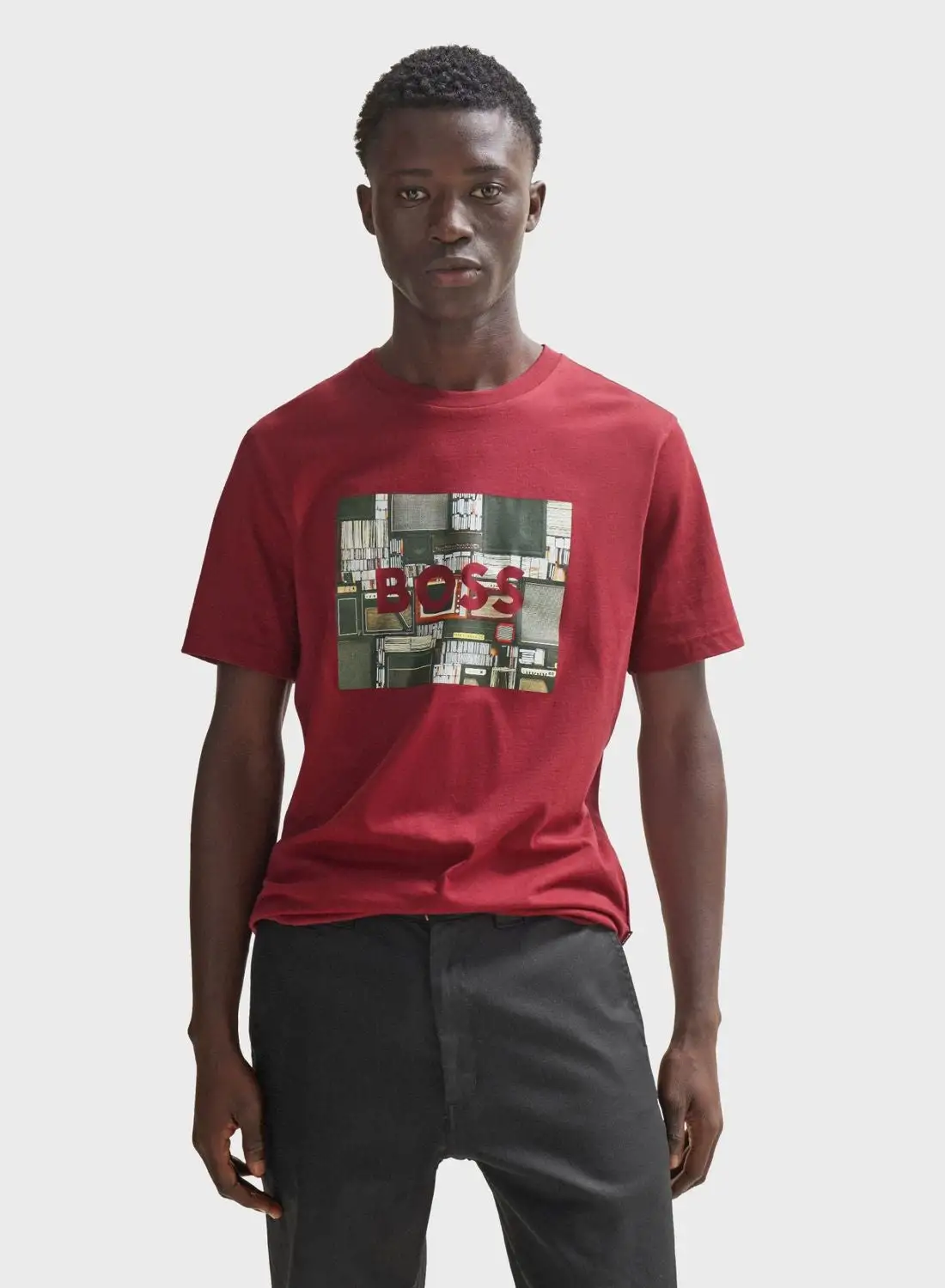 BOSS Graphic Crew Neck T-Shirt