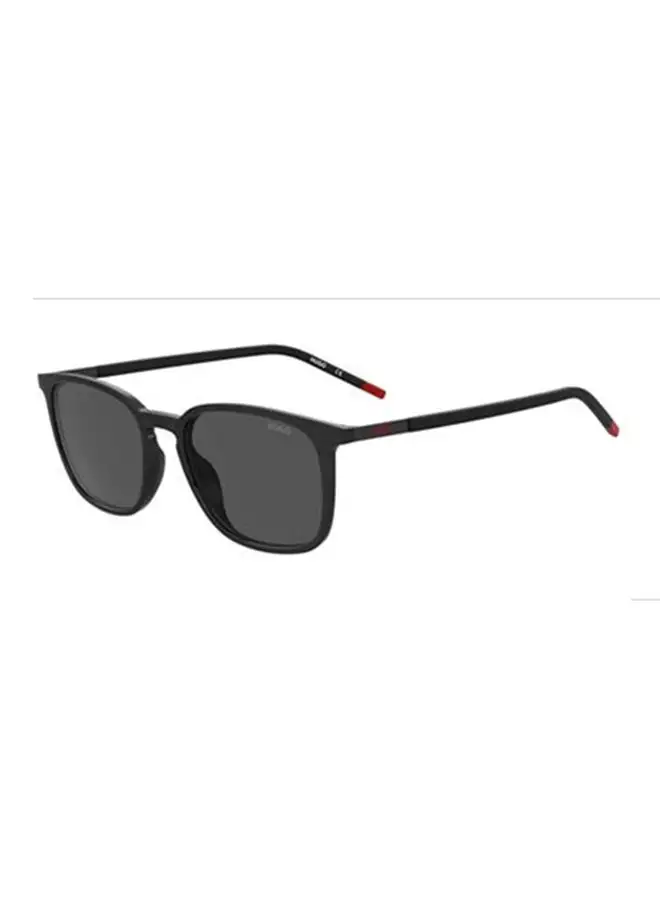 HUGO نظارة شمسية مستطيلة للحماية من الأشعة فوق البنفسجية للرجال - HG 1268/S GRAY 54 مقاس العدسة: 54 ملم رمادي