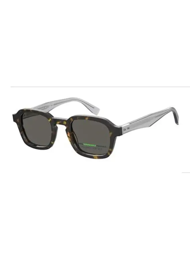 TOMMY HILFIGER Men's UV Protection Rectangular Sunglasses - TH 2032/S GREY 49 Lens Size: 49 Mm Grey