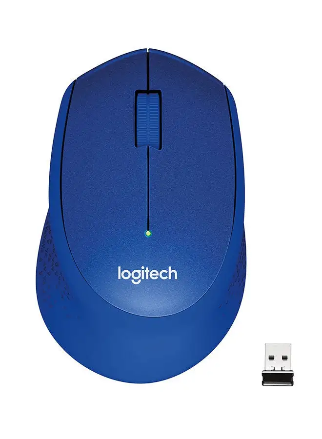 Logitech M330 Silent Wireless Mouse Blue