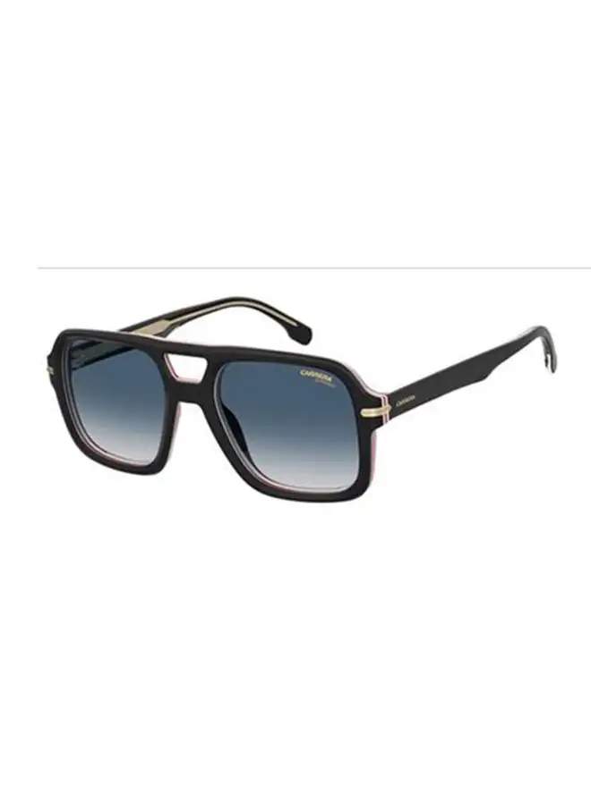 Carrera Men's UV Protection Square Sunglasses - CARRERA 317/S BLUE 55 Lens Size: 55 Mm Blue