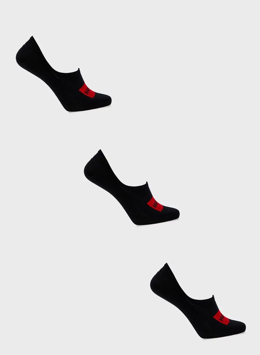 HUGO 3 Pack Logo Socks
