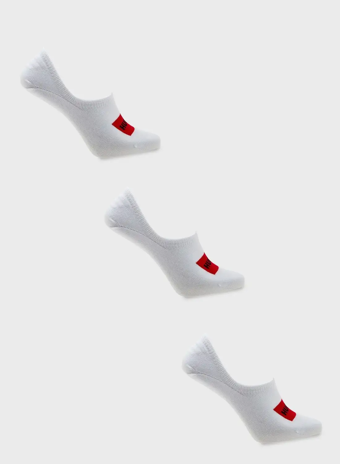 HUGO 3 Pack Logo Socks