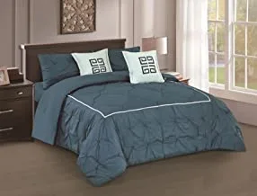 HOURS Medium Filling Comforter 6 Piece Set King Size Lana-008 Multicolor