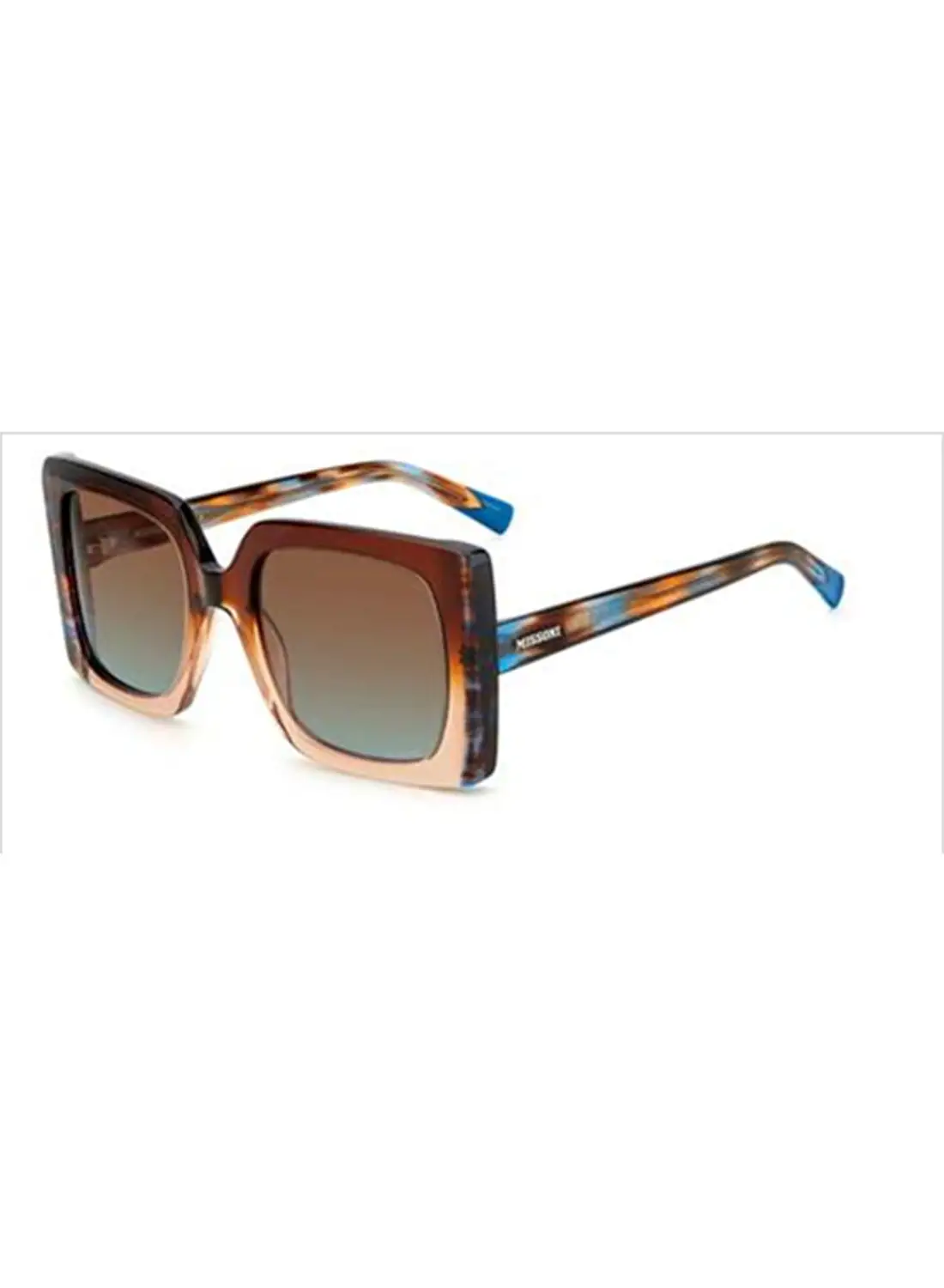 MISSONI Women's UV Protection Square Sunglasses - Mis 0089/S Brown 22 - Lens Size: 50.4 Mm