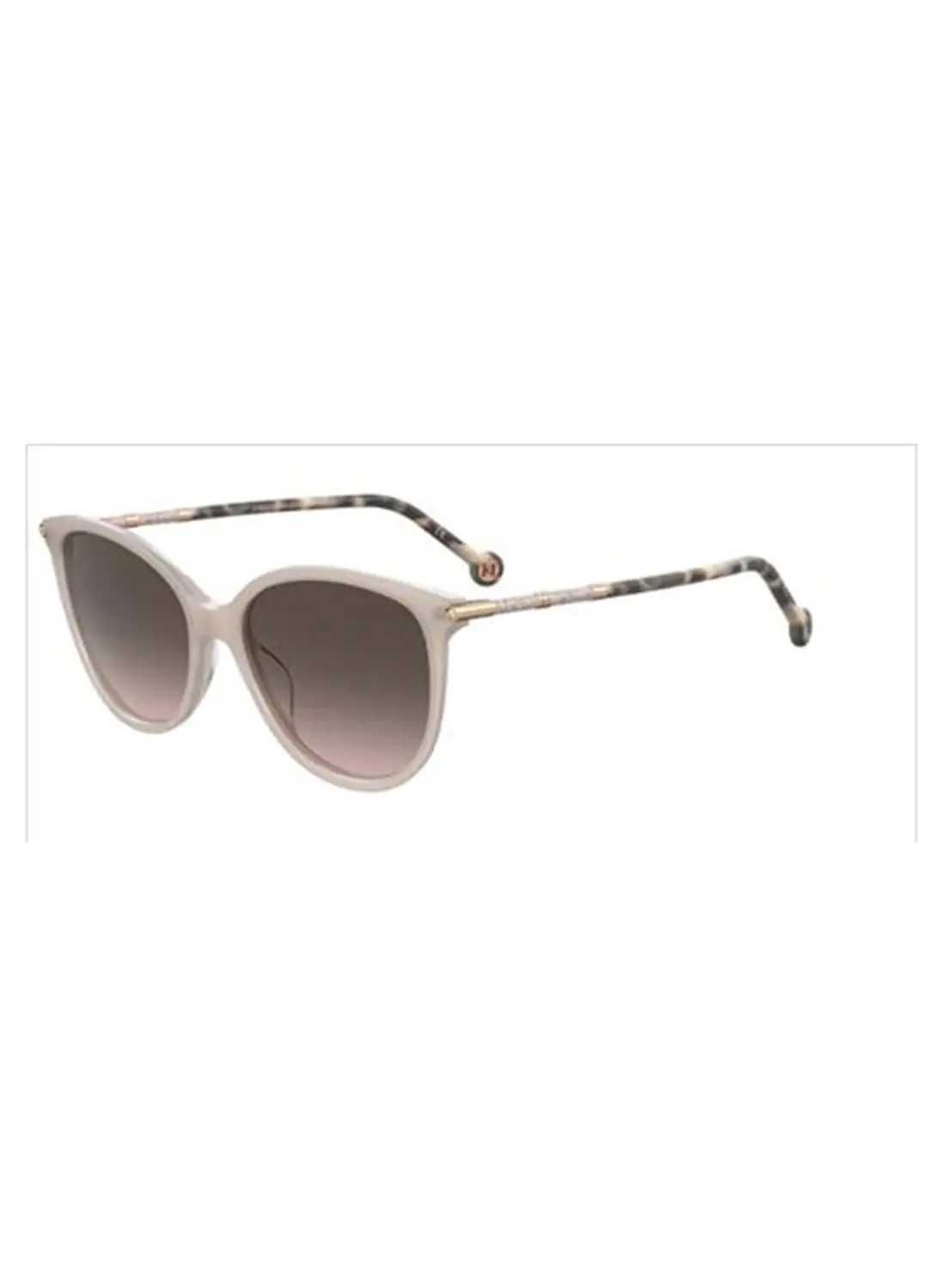 CAROLINA HERRERA Women's UV Protection Cat Eye Sunglasses - Her 0189/G/S Beige 17 - Lens Size: 48.6 Mm