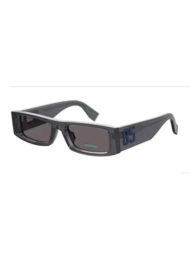 نظارة شمسية تومي هيلفيغر مستطيلة الشكل للحماية من الأشعة فوق البنفسجية للجنسين - Tj 0092/S رمادي 18 - مقاس العدسة: 31.1 ملم