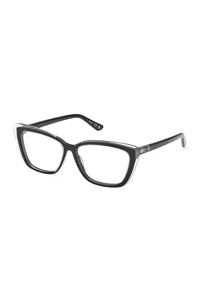 GUESS إطار نظارة طبية مربع للنساء - GU297700555 - مقاس العدسة: 55 ملم