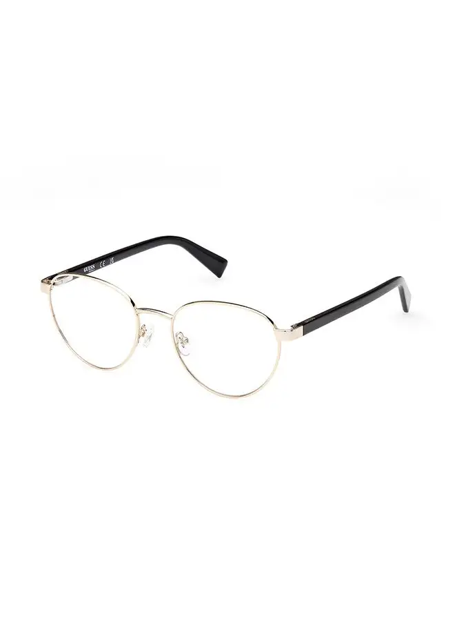 GUESS Unisex Round Eyeglass Frame - GU828203251 - Lens Size: 51 Mm