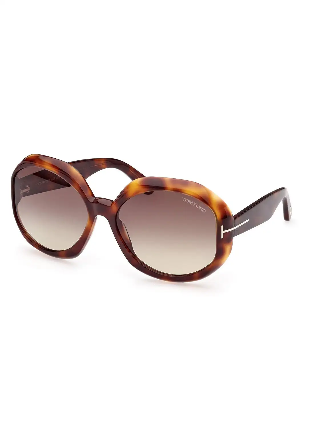 TOM FORD Women's UV Protection Asymmetrical Sunglasses - FT101152B62 - Lens Size: 62 Mm