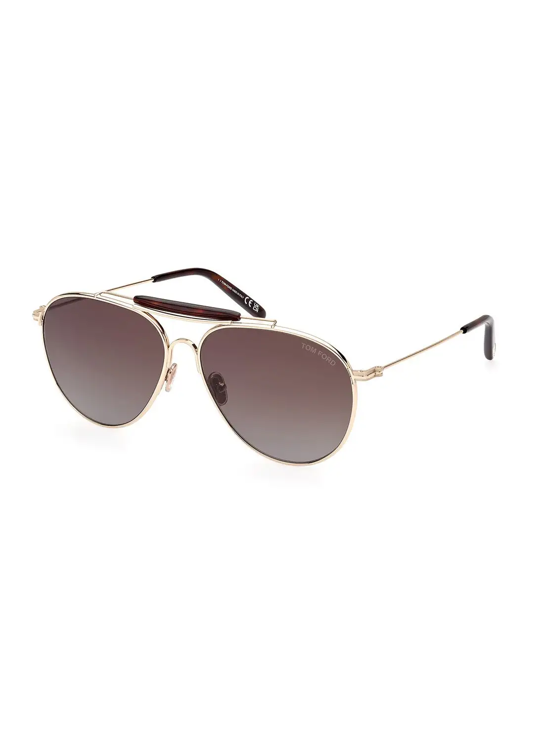 TOM FORD Men's UV Protection Pilot Sunglasses - FT099532F59 - Lens Size: 59 Mm