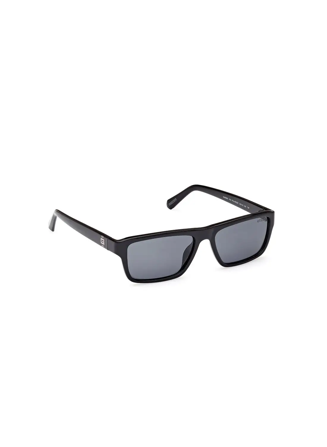GUESS Men's Polarized Rectangular Sunglasses - GU0008501D55 - Lens Size: 55 Mm