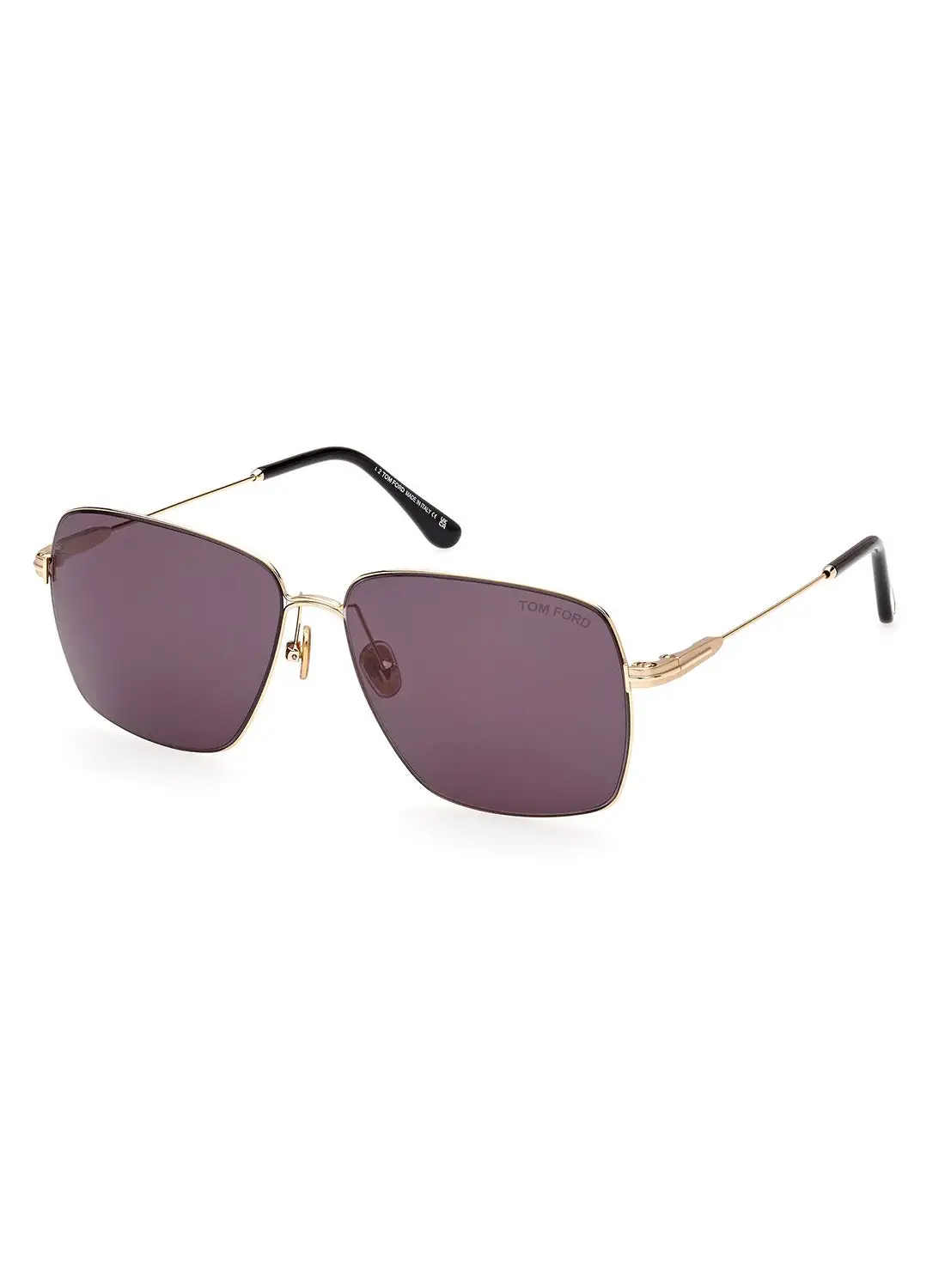 TOM FORD Unisex UV Protection Square Sunglasses - FT099430A58 - Lens Size: 58 Mm
