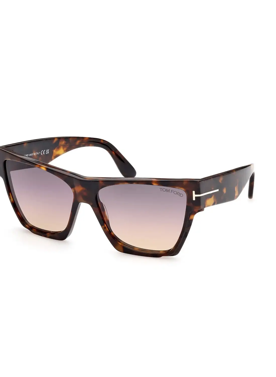 TOM FORD Women's UV Protection Asymmetrical Sunglasses - FT094255B59 - Lens Size: 59 Mm