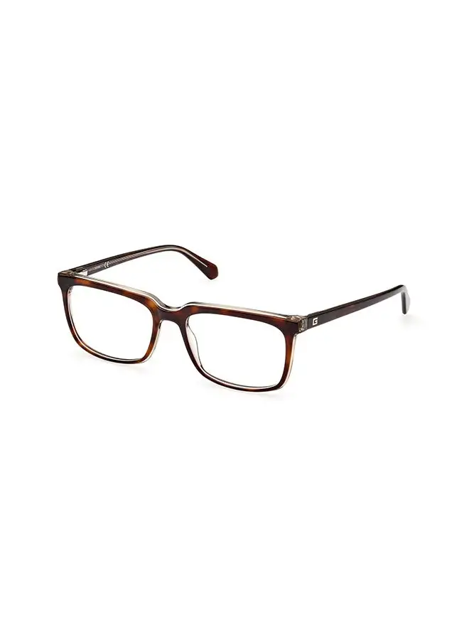GUESS Men's Rectangular Eyeglass Frame - GU5006305654 - Lens Size: 54 Mm