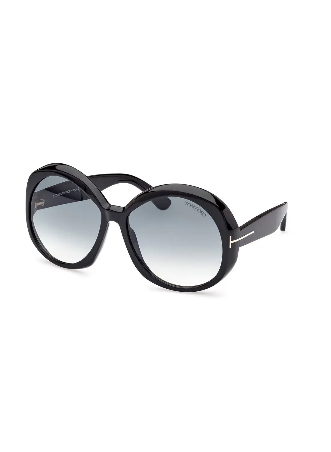 TOM FORD Women's UV Protection Round Sunglasses - FT101001B62 - Lens Size: 62 Mm