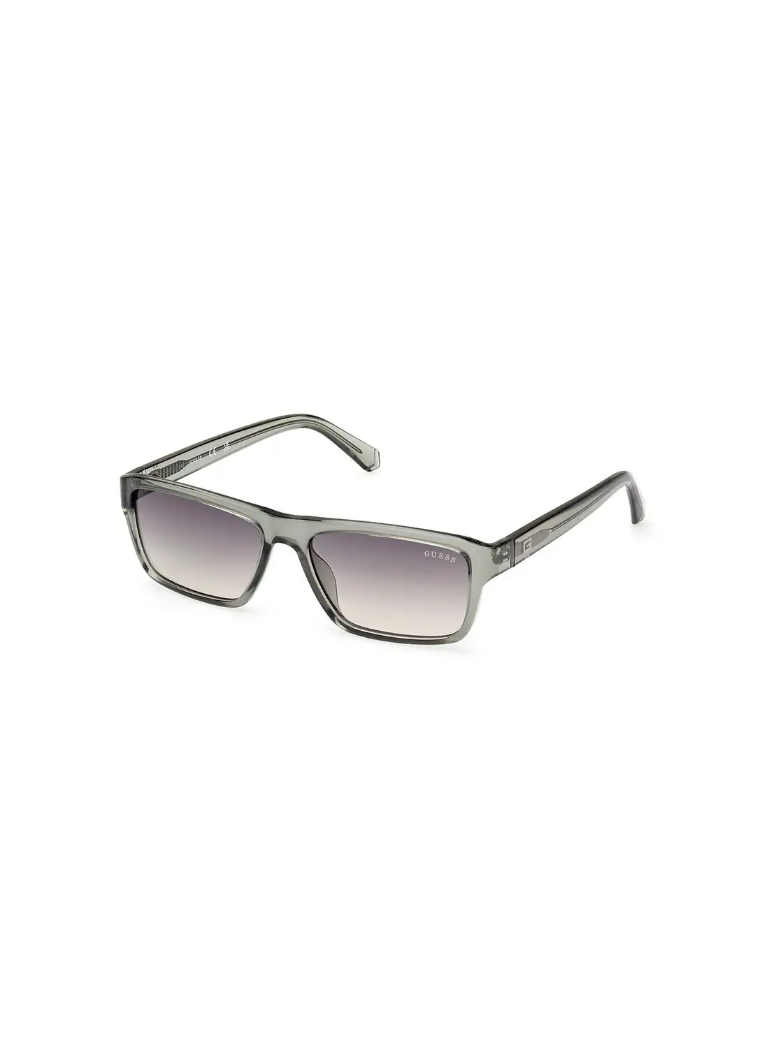 GUESS Men's UV Protection Rectangular Sunglasses - GU0008593P55 - Lens Size: 55 Mm