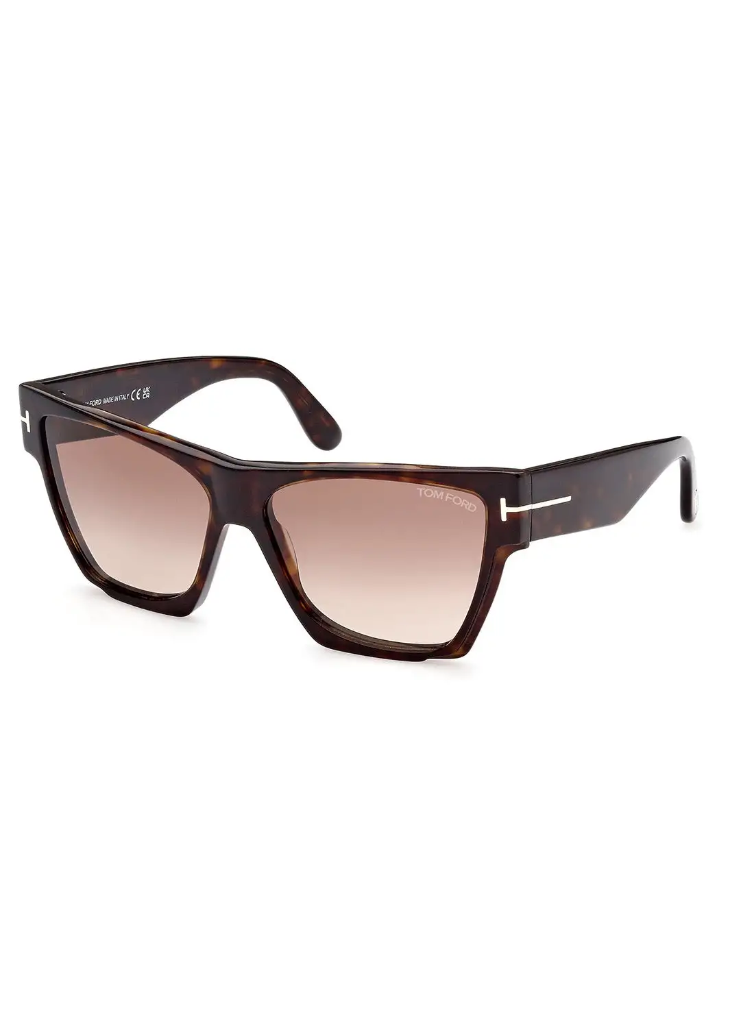 TOM FORD Women's UV Protection Asymmetrical Sunglasses - FT094252K59 - Lens Size: 59 Mm