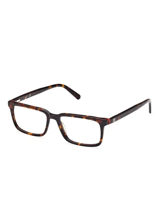 GUESS Men's Rectangular Eyeglass Frame - GU5006805254 - Lens Size: 54 Mm