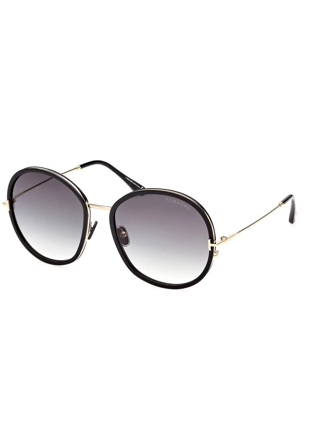 TOM FORD Women's UV Protection Round Sunglasses - FT094601B58 - Lens Size: 58 Mm