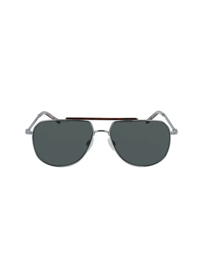 CALVIN KLEIN Men's Full Rimmed Aviator Sunglasses - Lens Size: 57 mm