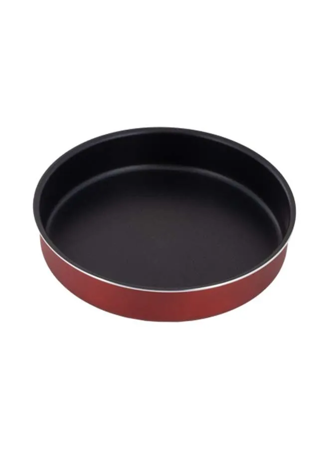 Alsaif Vetro Round Pan Non Stick (Coating Interior) 34Cm  Wine Red K797007/34