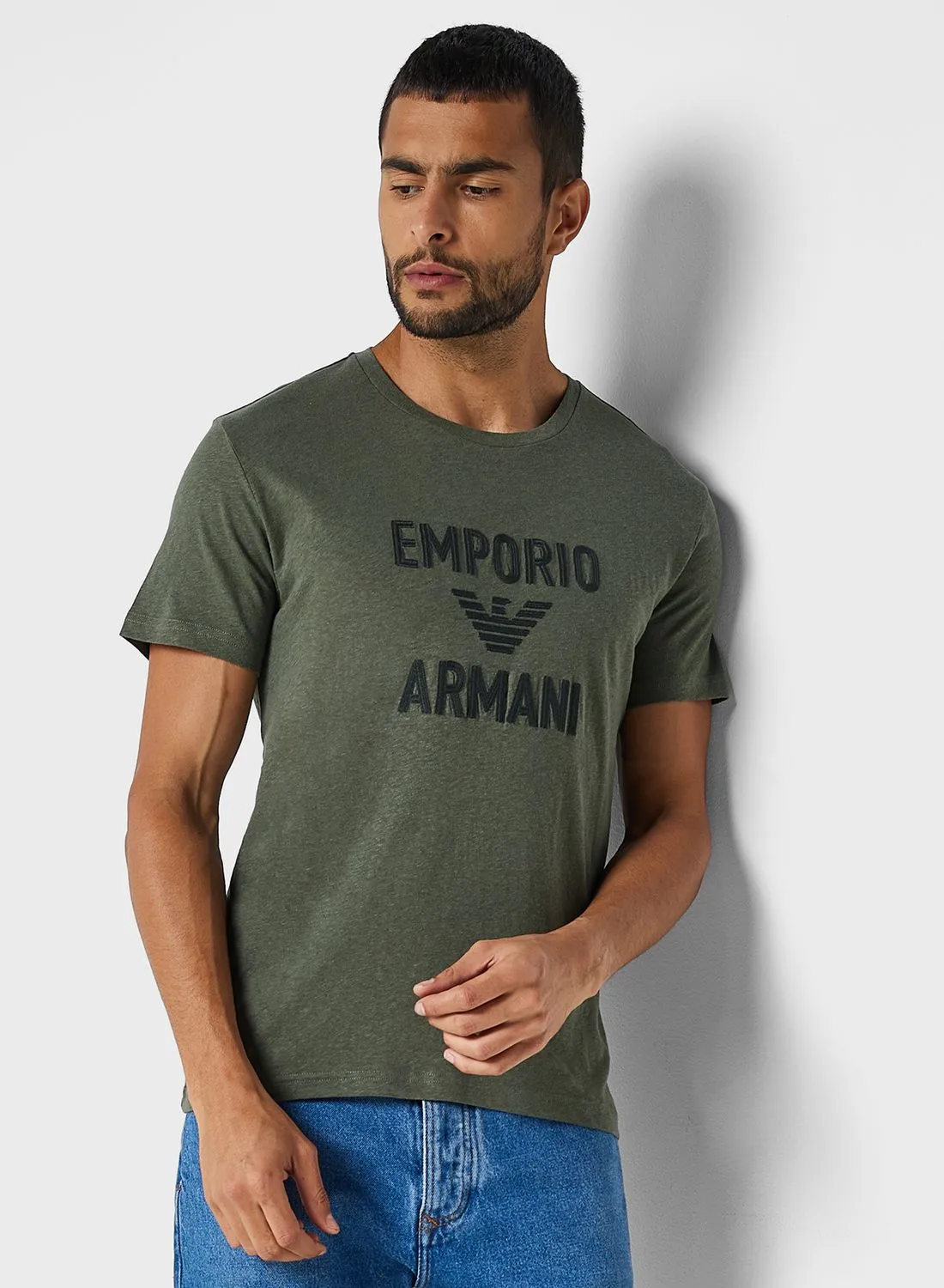 EMPORIO ARMANI Logo Crew Neck T-Shirt