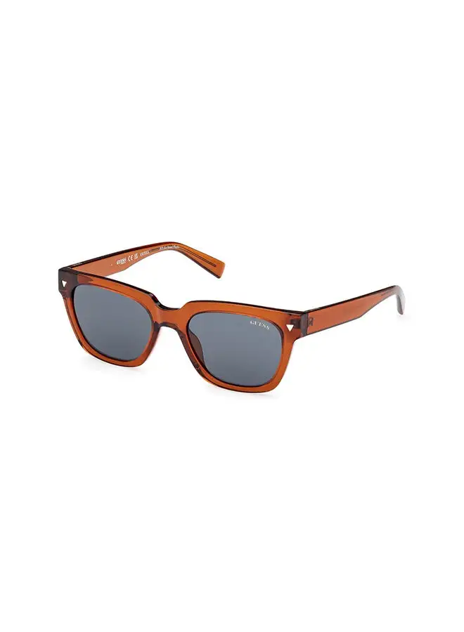 GUESS Men's UV Protection Square Sunglasses - GU826544V53 - Lens Size: 53 Mm