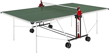 Donic 230234 Tennis Table Outdoor Roller Fun Table, Green