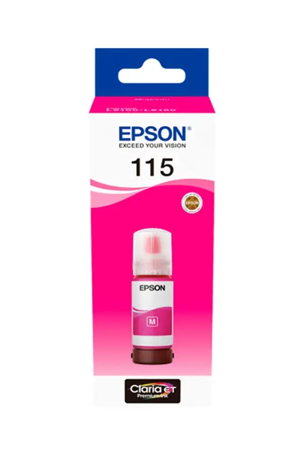 زجاجة حبر EPSON 115 EcoTank Pigment - أرجواني