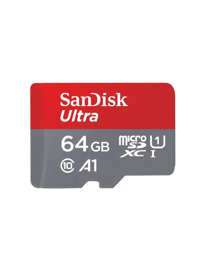 Sandisk MicroSD Card 64GB, SDSQUAB-064G-GN6MN 64 GB