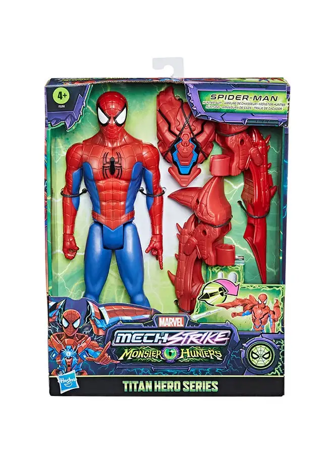 MARVEL Marvel Mech Strike Monster Hunters Titan Hero Series Hunter Suit Spider-Man Action Figure