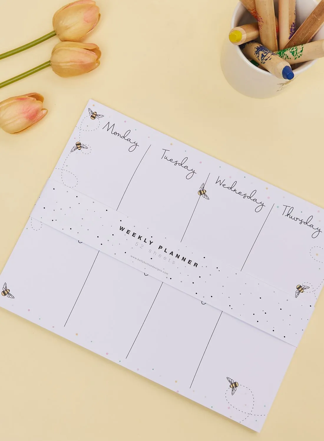 Belly Button Bee'S Weekly Planner