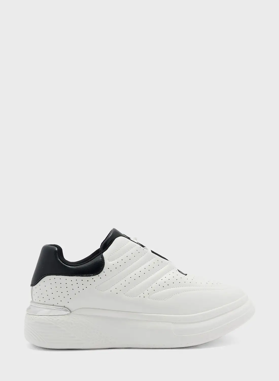 Ginger Sole Detail Textured Tonal Sneaker