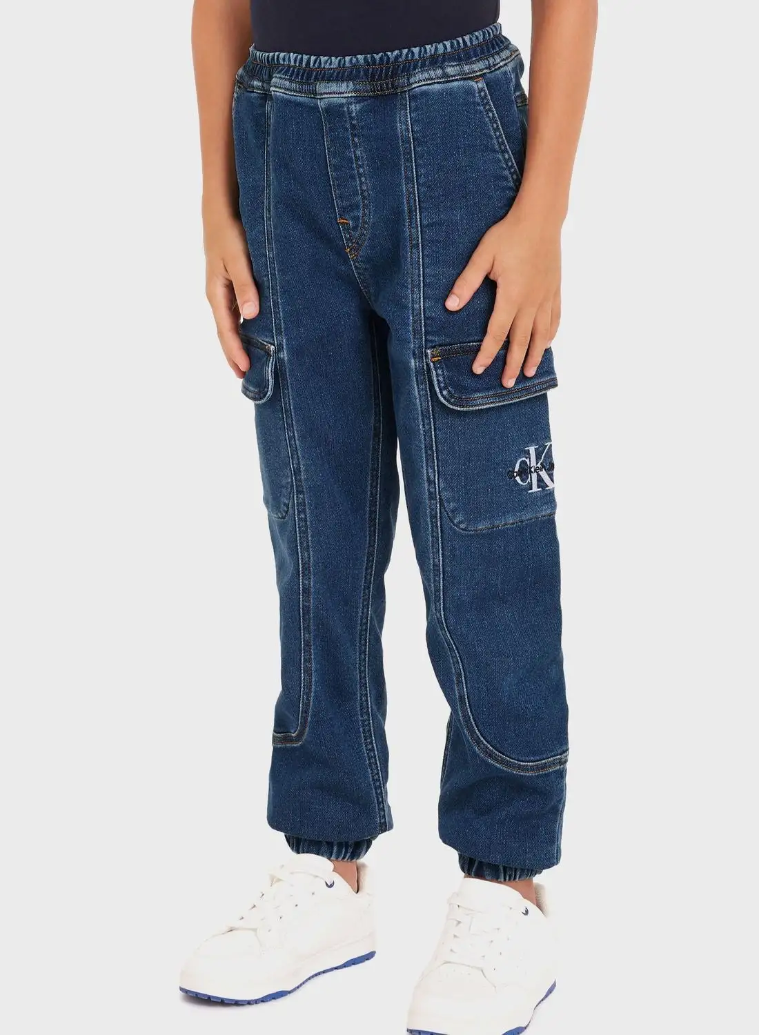 Calvin Klein Jeans Youth Denim Cargo Pants