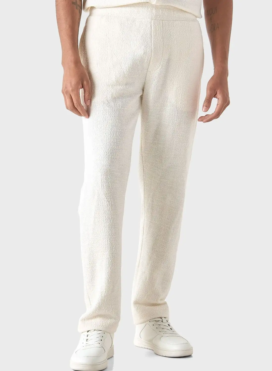 Iconic Textured Elasticated Waist Pants