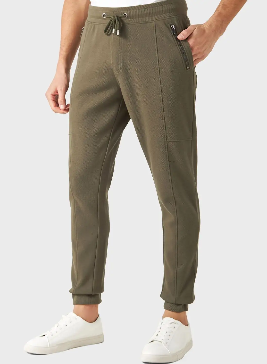 Iconic Pocket Detail Drawstring Sweatpants