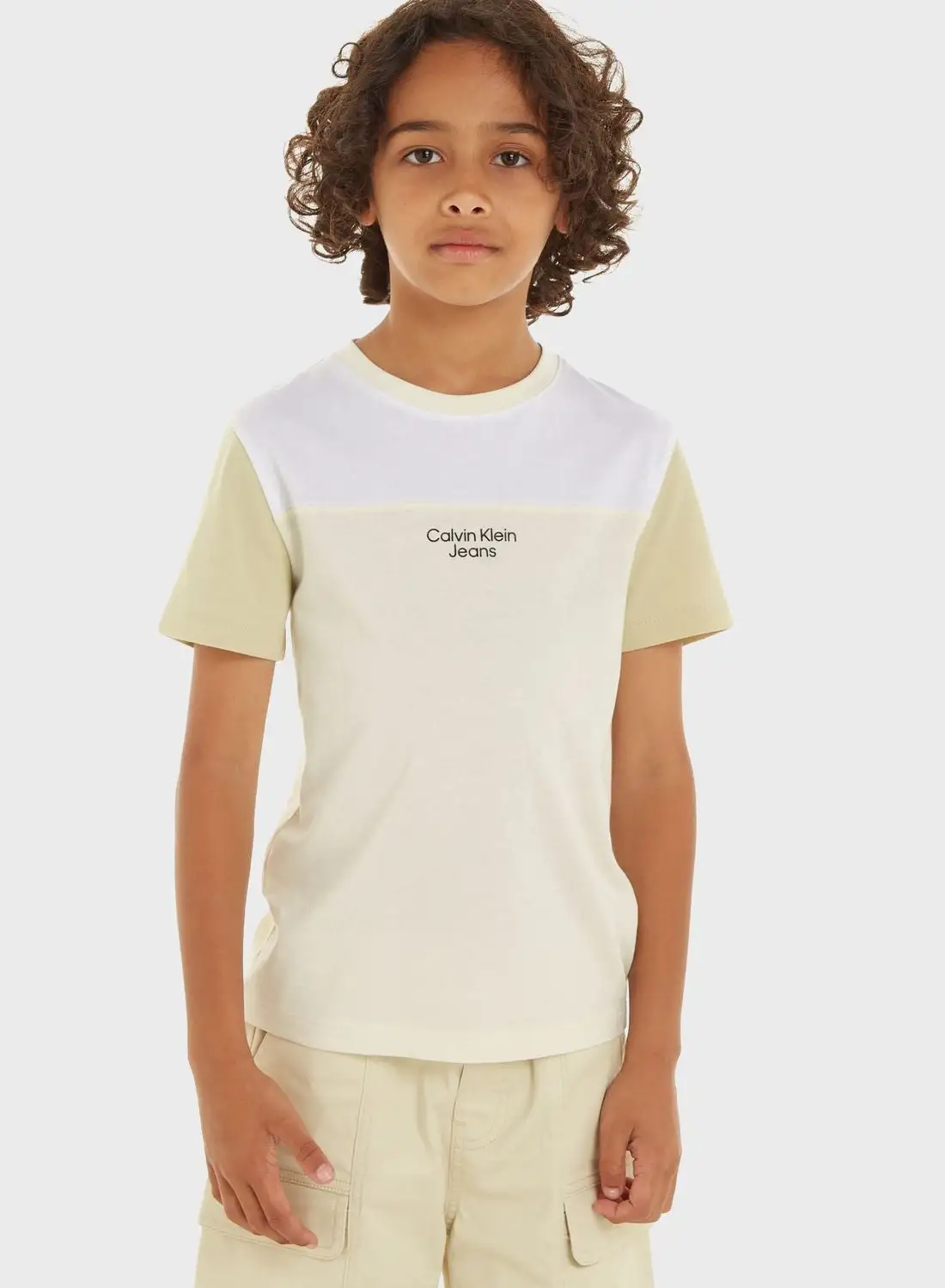 Calvin Klein Jeans Youth Color Block T-Shirt