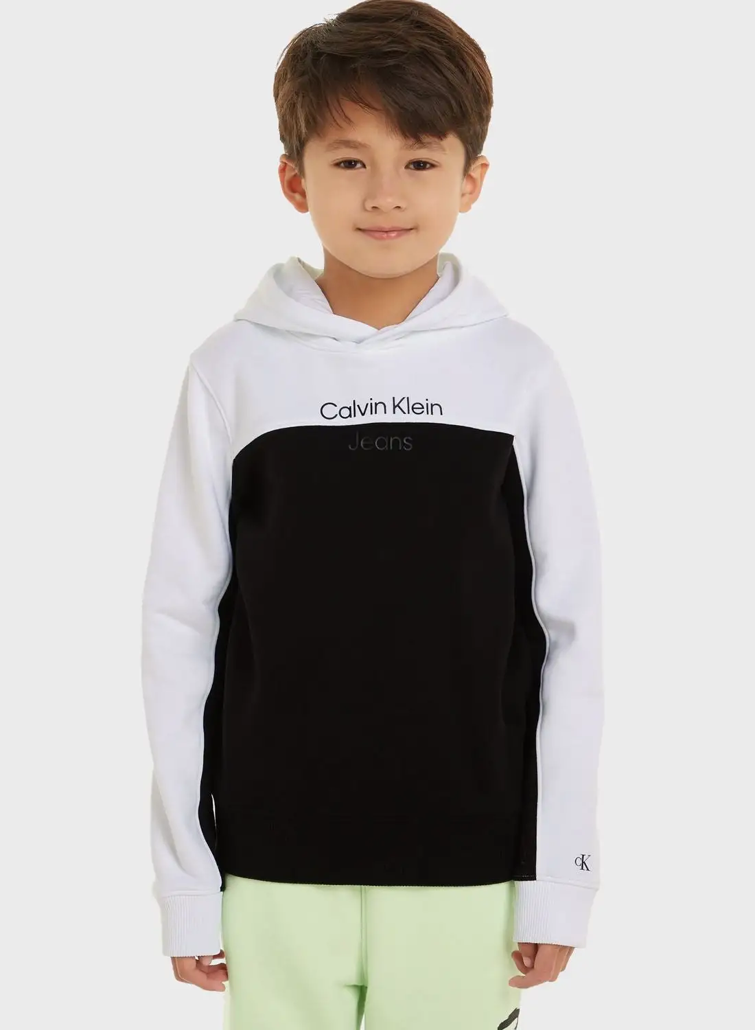 Calvin Klein Jeans Kids Color Block Hoodie