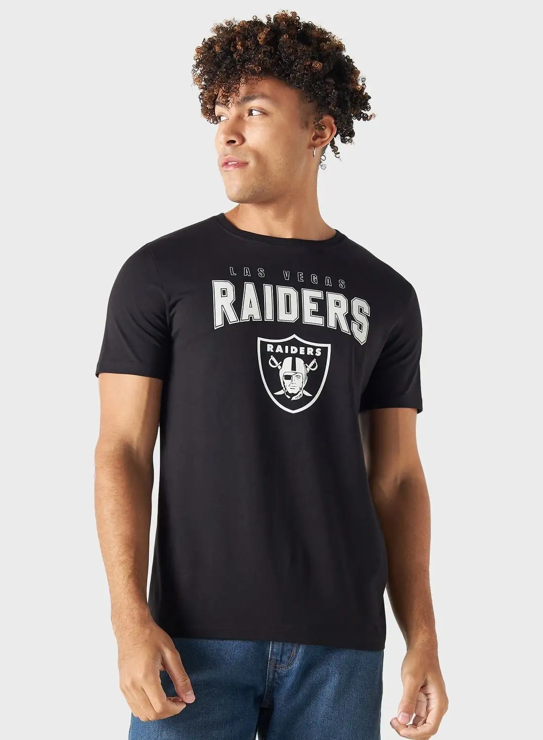 SP Characters The Las Vegas Raiders Print Crew Neck T-Shirt