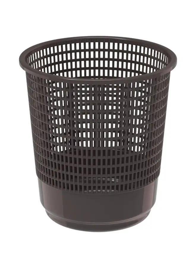 Cosmoplast Waste Paper Basket L-D Brown 15.0Liters