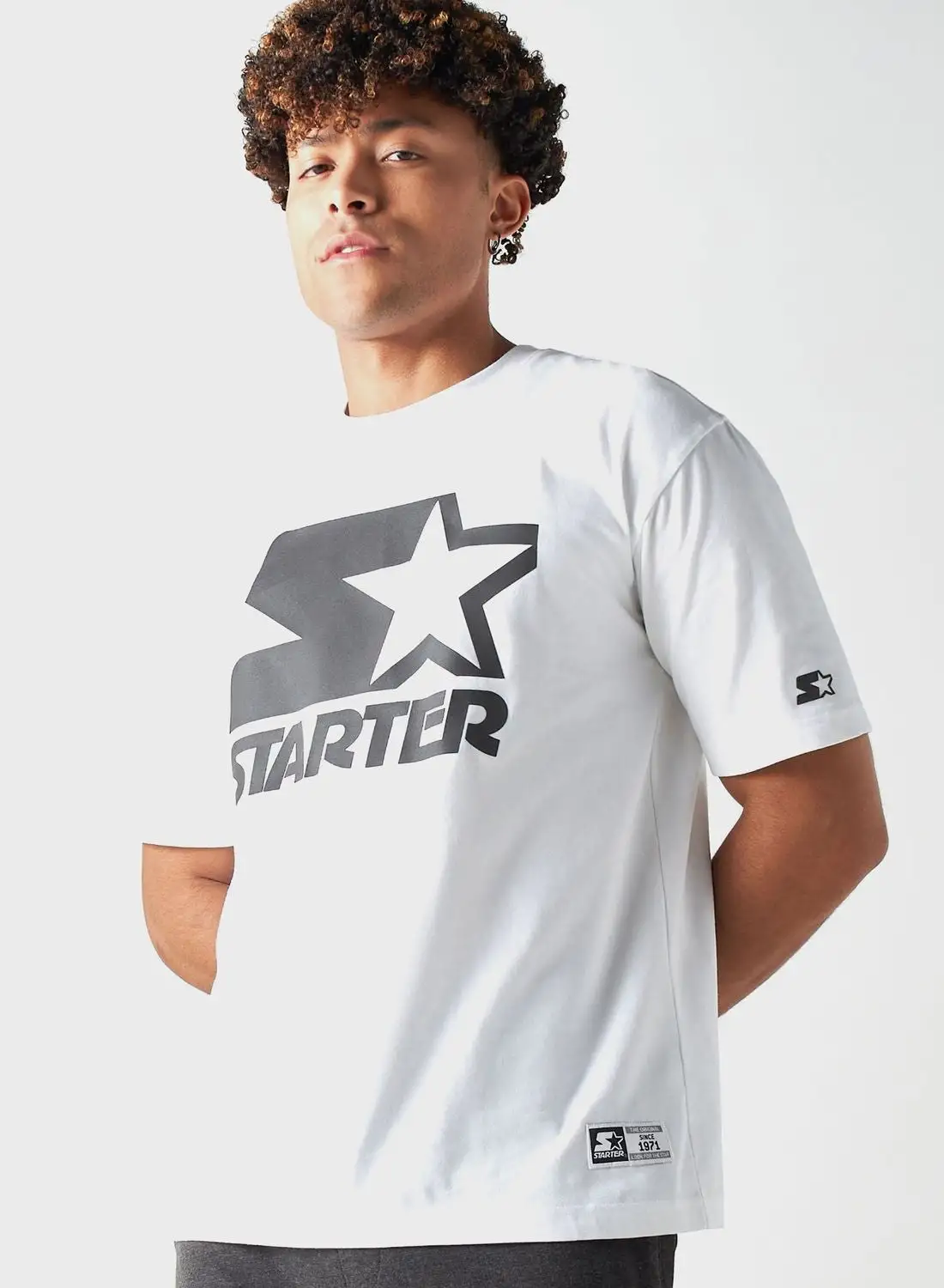 STARTER Graphic Print Crew Neck T-Shirt
