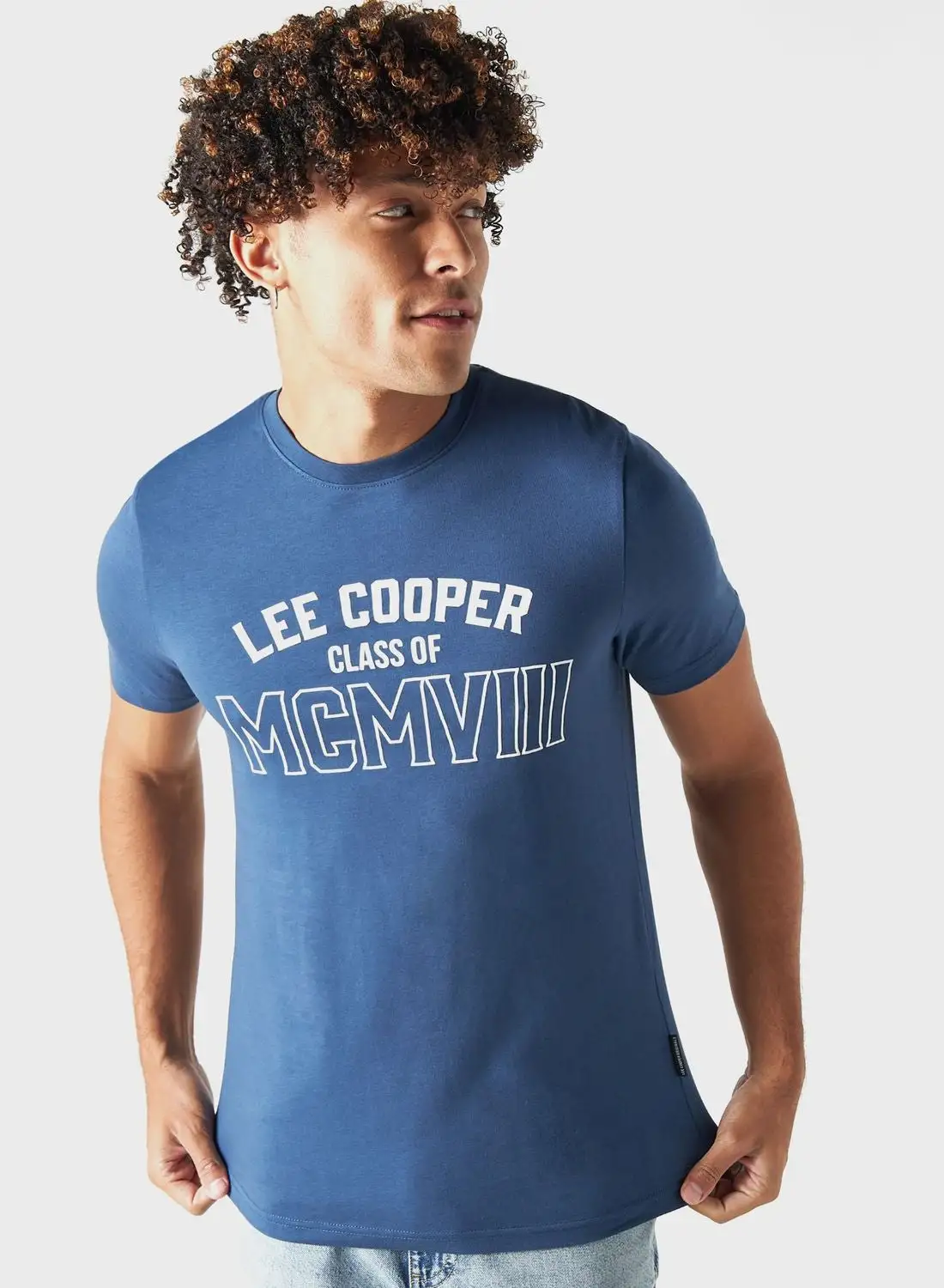 Lee Cooper Graphic Print Crew Neck T-Shirt
