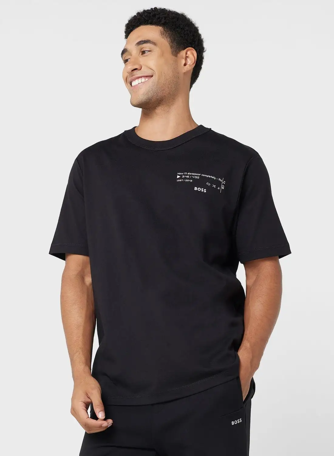 BOSS Graphic Crew Neck T-Shirt