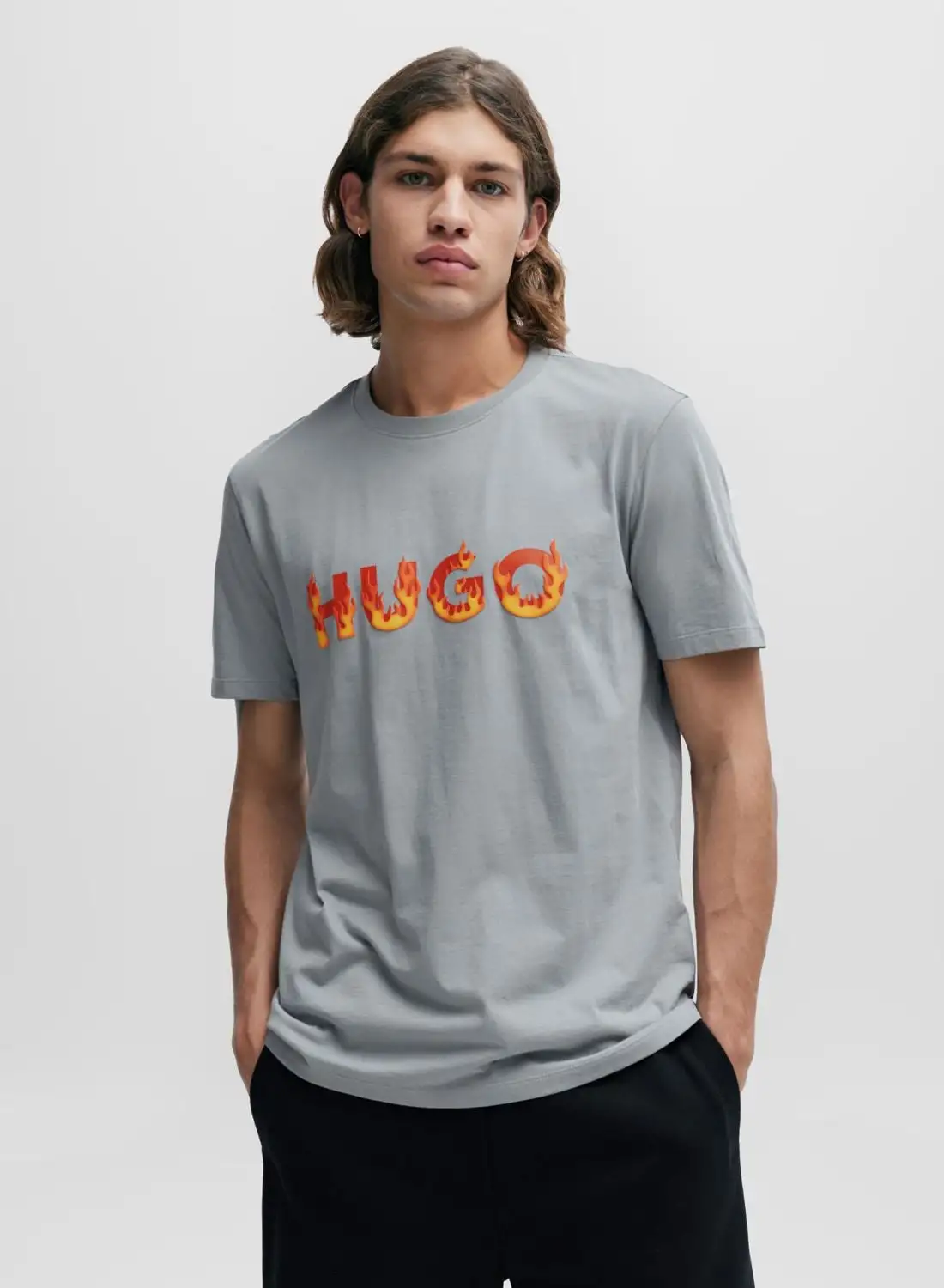HUGO Logo Crew Neck T-Shirt