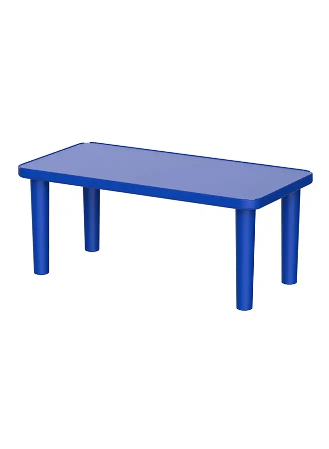 طاولة روضة مستطيلة كوزموبلاست لـ 6 مقاعد باللون الأزرق
