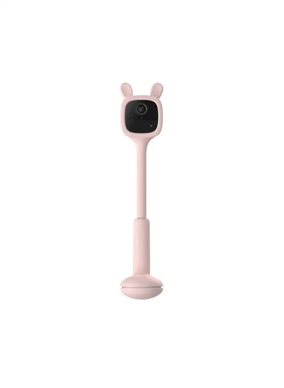 كاميرا مراقبة الأطفال EZVIZ BM1 تعمل بالبطارية بدقة FHD باللون الوردي