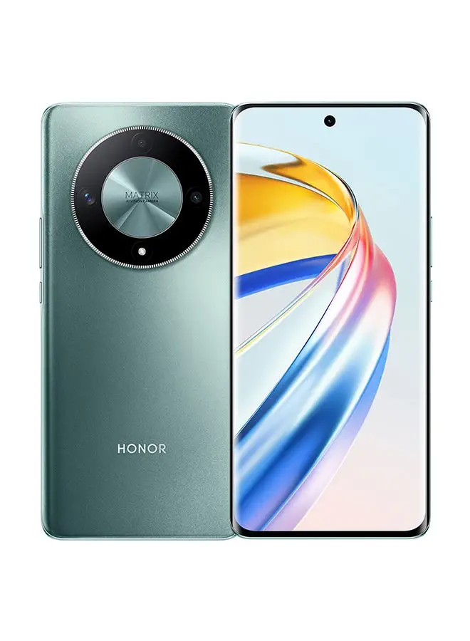 هاتف Honor X9b ثنائي الشريحة بلون أخضر زمردي وذاكرة وصول عشوائي (RAM) سعة 8 جيجابايت وذاكرة داخلية سعة 256 جيجابايت يدعم تقنية 5G - إصدار الشرق الأوسط