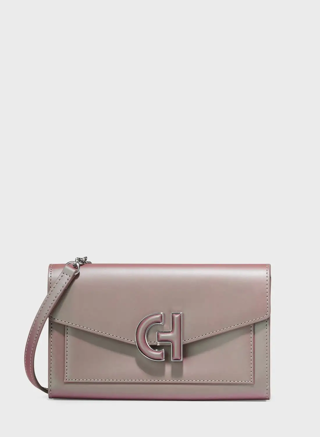 COLE HAAN Logo Detailed Flap Over Clutches