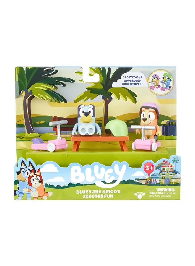 BLUEY Bluey S4 Fig And Vehicle Playset - Scooter Time